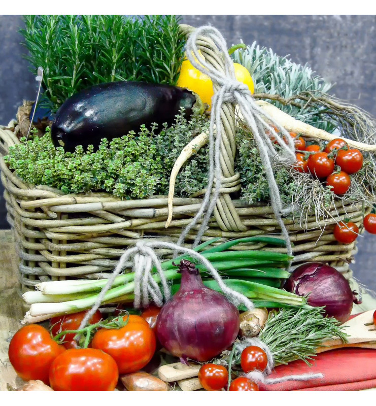 PANIER DE LÉGUMES 4 personnes- A commander avant 16h le mardi pour réception  le mercredi. - La Coccinelle